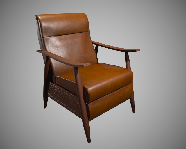 wooden chair 3d model Model 3D .c4d .max .obj .3ds .fbx .stl .blend 