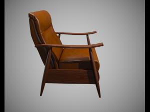 wooden chair 3d model Model 3D