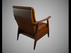 wooden chair 3d model Model 3D