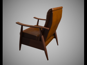 wooden chair 3d model Model 3D