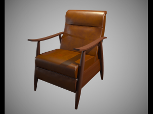 wooden chair 3d model Model 3D