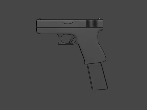 Pistol Model 3D