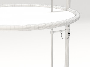 eileen gray side table Modelo 3D