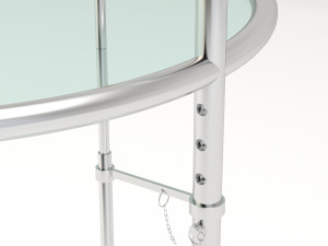eileen gray side table Modelo 3D
