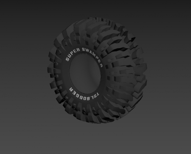 interco bogger tire 3D Модель .c4d .max .obj .3ds .fbx .stl .blend 