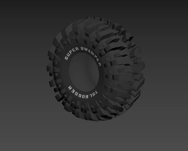interco bogger tire 3D Model .c4d .max .obj .3ds .fbx .stl .blend 