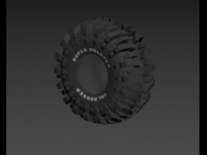 interco bogger tire Model 3D