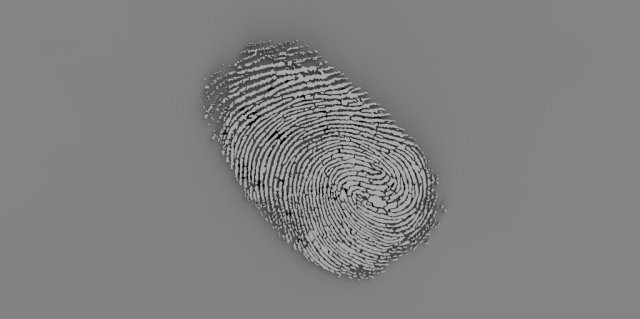 fingerprint Model Cetak 3D .c4d .max .obj .3ds .fbx .stl .blend 