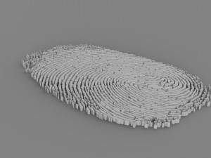 fingerprint Model Cetak 3D