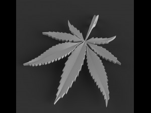 cannabis 3D Print Model