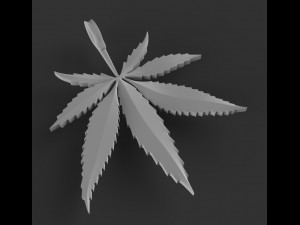cannabis 3D Print Model
