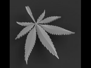 cannabis 3D Print Model