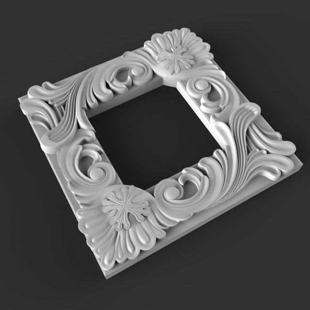 frame 3D Print Model .c4d .max .obj .3ds .fbx .stl .blend 