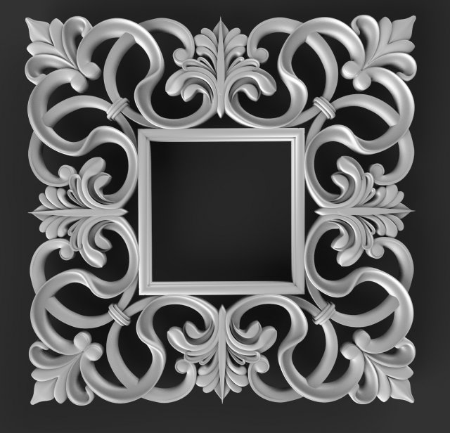 frame 3D Print Model .c4d .max .obj .3ds .fbx .stl .blend 