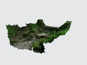 a little waterfall in switzerland 3D 모델