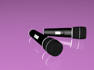 microphone 3D मॉडल