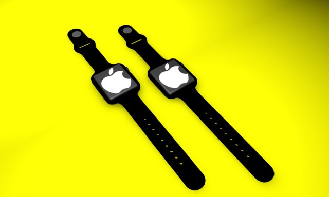 apple watch series 4 Model 3D .c4d .max .obj .3ds .fbx .stl .blend 