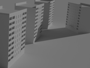 russian post-ussr block-building 3D Model