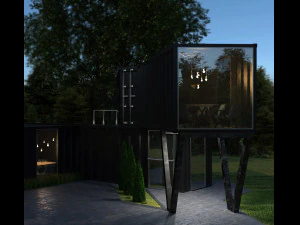 Restoran Model 3D
