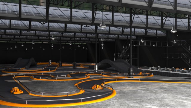 Karting Modello 3D .c4d .max .obj .3ds .fbx .stl .blend 