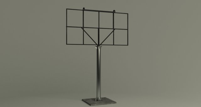 Billboard Model 3D .c4d .max .obj .3ds .fbx .stl .blend 