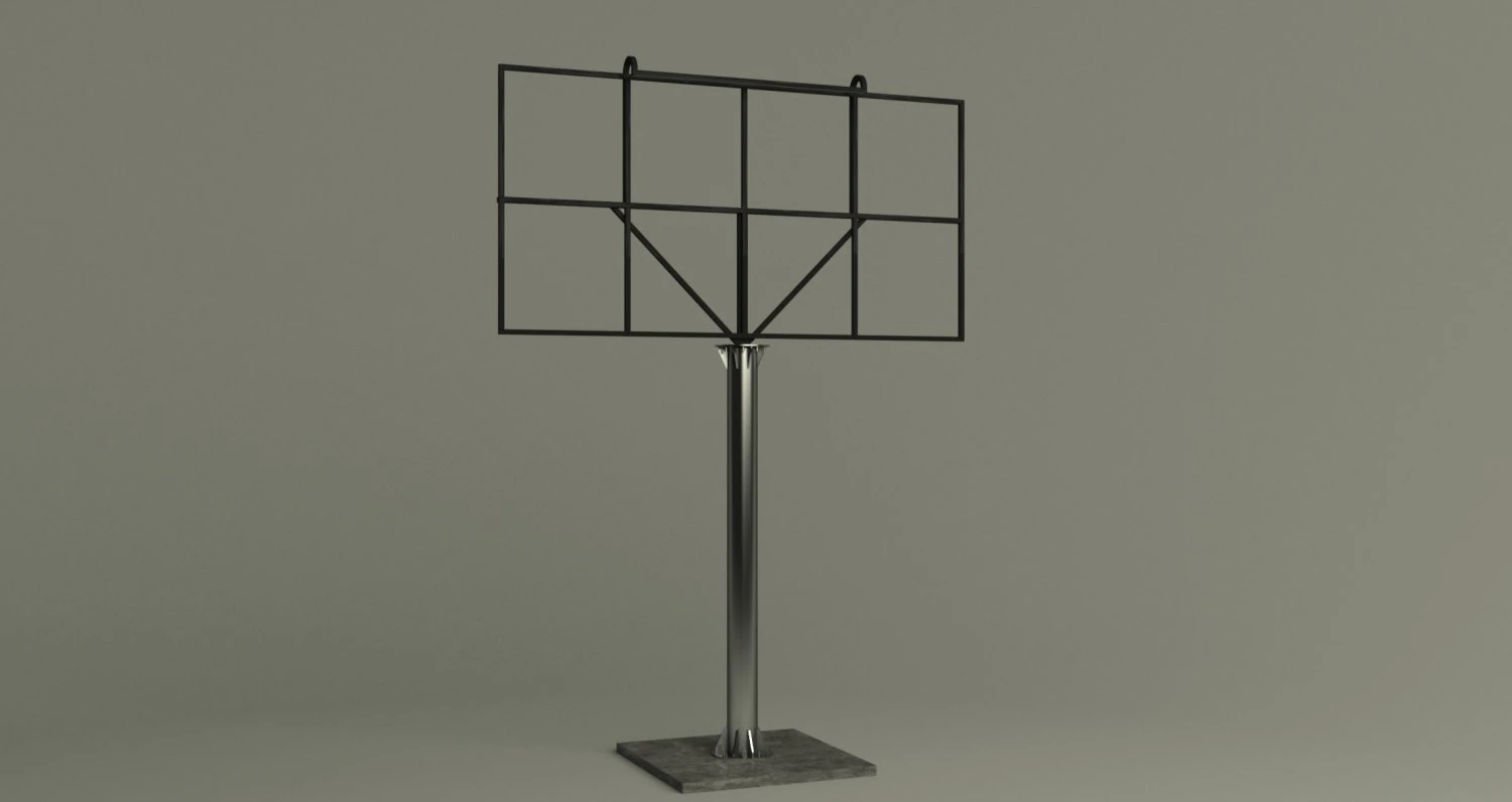 Billboard 3D Model .c4d .max .obj .3ds .fbx .stl .blend 