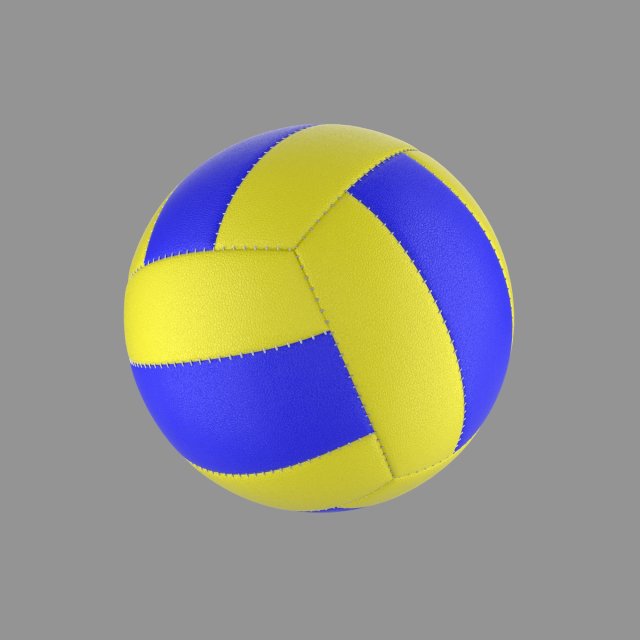 volleyball Modello 3D .c4d .max .obj .3ds .fbx .stl .blend 