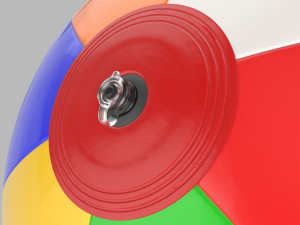 beach ball 3Dモデル