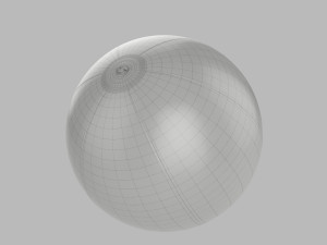 beach ball 3Dモデル