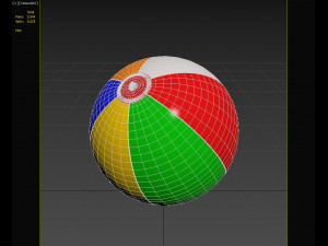 beach ball 3Dモデル