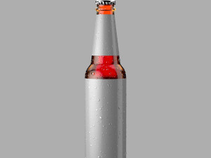 beer bottle 3D Модель