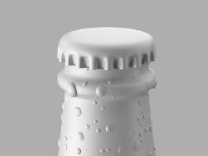 beer bottle 3D Модель