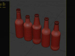 beer bottle 3D Model
