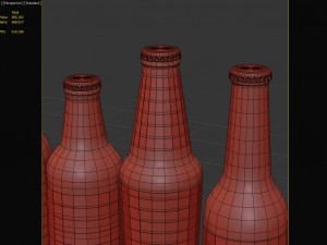 beer bottle 3D 模型
