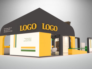 exhibition-booth-18x9 3Dモデル