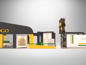 exhibition-booth-18x9 3Dモデル