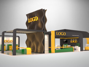 exhibition-booth-18x9 3Dモデル
