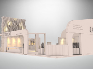 exhibition-booth-18x9 3Dモデル