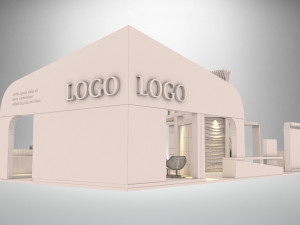 exhibition-booth-18x9 3Dモデル