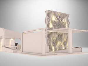 exhibition-booth-18x9 3Dモデル