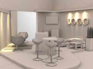 exhibition-booth-18x9 3Dモデル