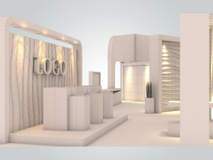 exhibition-booth-18x9 3Dモデル