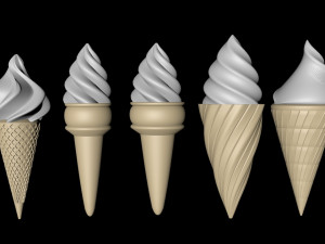 icecream collection 3D Model