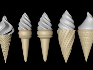 raccolta di gelati Modello 3D
