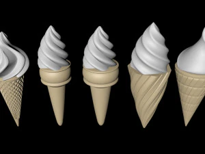 icecream collection 3D Model