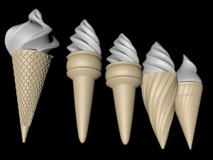 icecream collection 3D Model