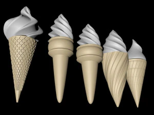 icecream collection 3D Model