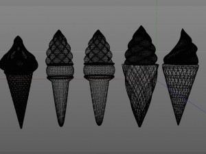 icecream collection 3D Model