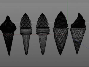 icecream collection 3D Model
