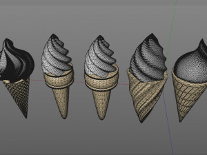 icecream collection 3D Model